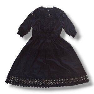 Fashion Space Lace Trim Dress
